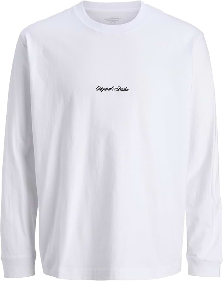 JACK & JONES Jornorrebro Emb Tee Ls Crew Neck