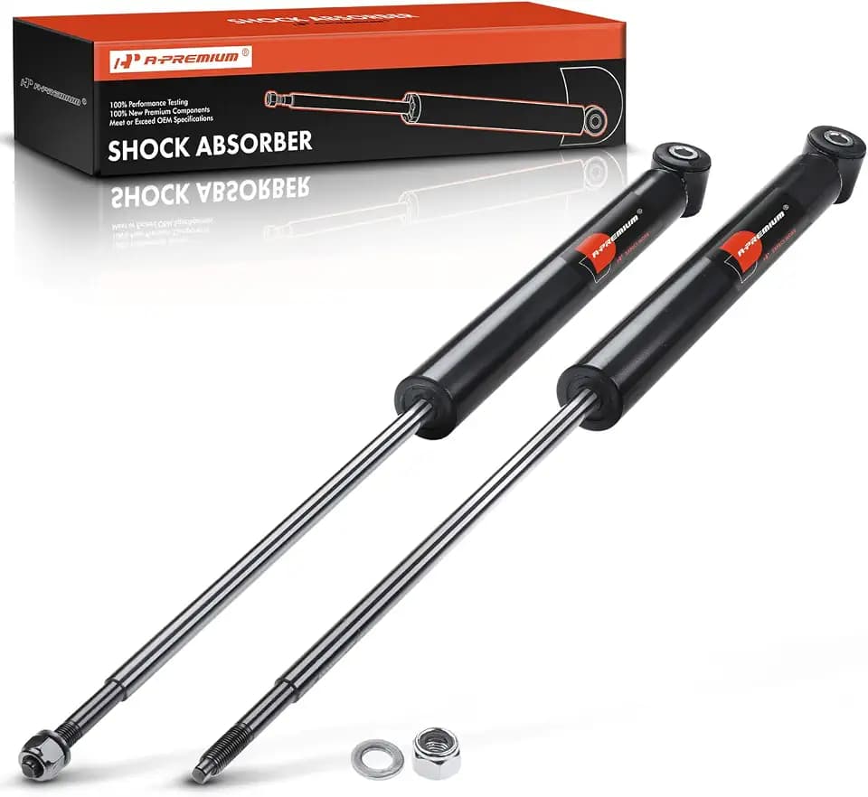 A-Premium Rear Shock Absorbers, Set of 2 - Compatible with BMW