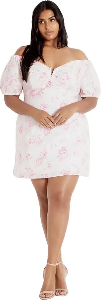 City Chic Women's Plus Size Dress - Martine Print