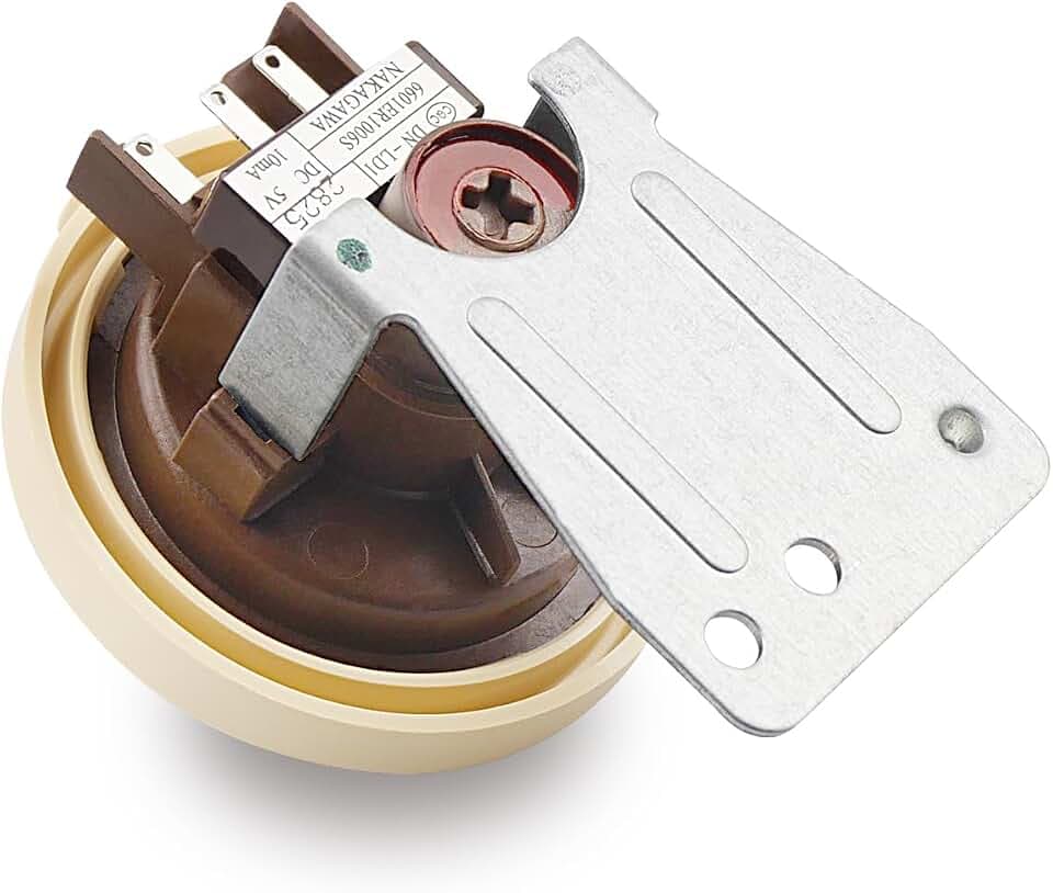 Fit for LG Ken-More Sears Washer Water Level Pressure Switch Assembly Replaces 6601ER1006E 6601ER1005Q 6601ER1006W 6601ER1006G 6601ER1006A Fit for LG Washer Water Level Sensor