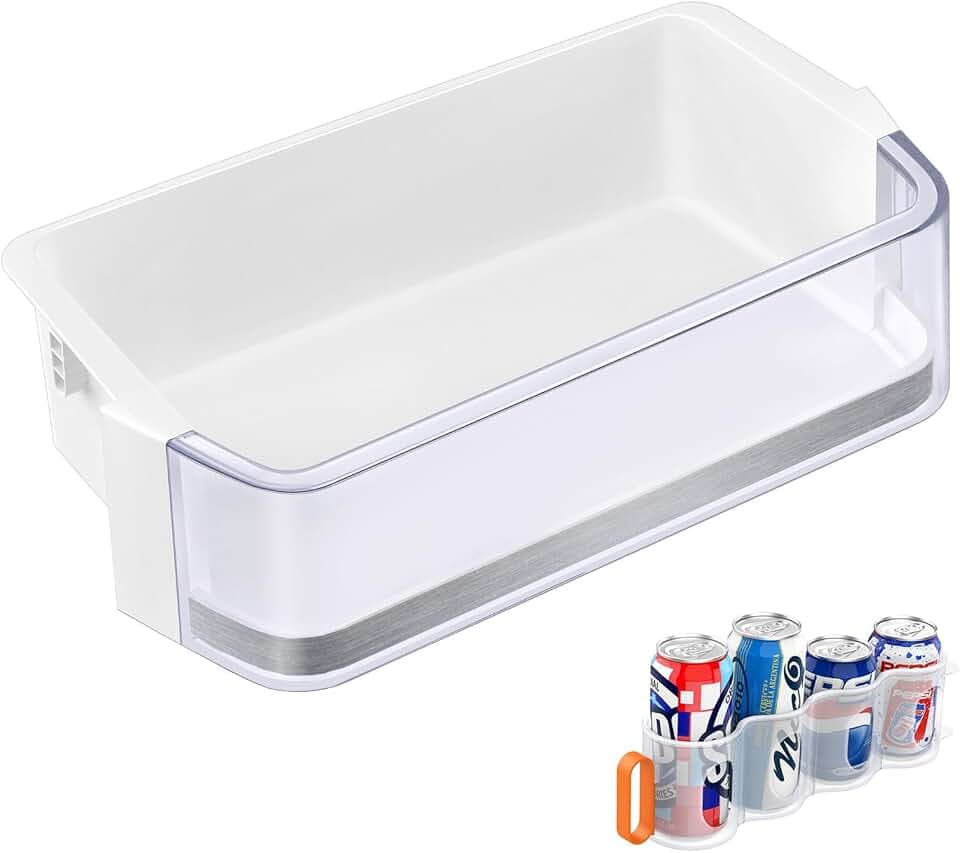 UPGRADED DA97-13805B Refrigerator Door Bin Compatible with Samsung Refrigerator Door Shelf Parts, Right Samsung Fridge Door Shelves RF28HFEDBSR RF28HFEDTSR RF28HFEDTBC RF28HFEDBWW RF28HFEDBBC Door Bin