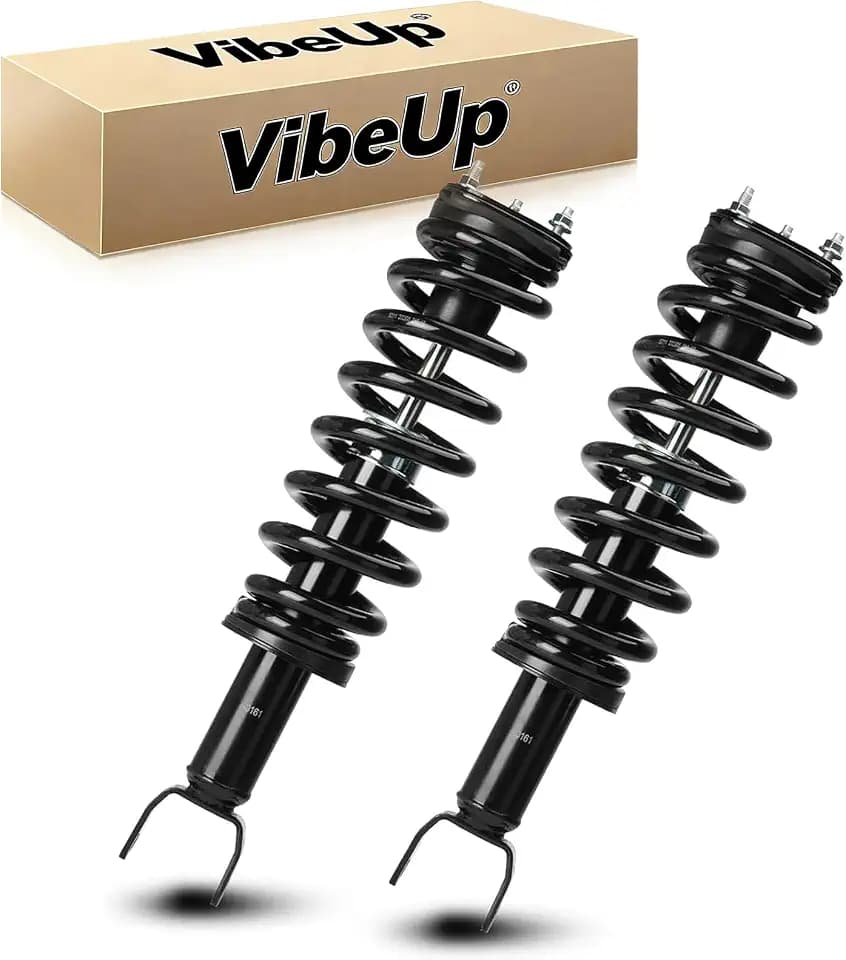 VibeUp Front Pair Complete Struts Shock Absorber for Dodge Ram 1500 V6 3.7L/V8 4.7L/V8 5.7L 2006-2008, 171111 Struts with Coil Spring Assemblies
