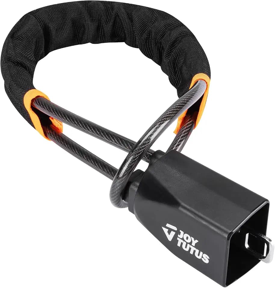 JOYTUTUS Steering Wheel Lock, Car Seat Belt Lock with 3 Keys,Double Car Anti Theft Device,Fits Most Vehicles, Trucks, SUVs, and Vans (Car Anti Theft Device)