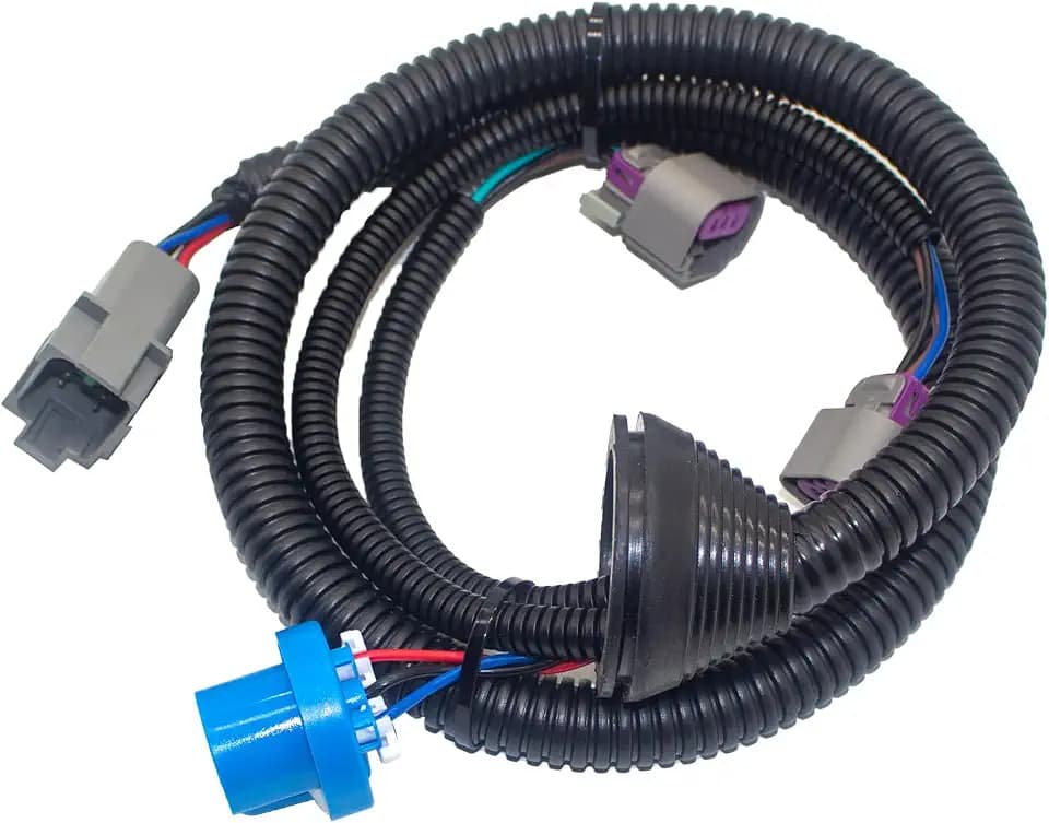 Headlight Harness Fits for Peterbilt 386 (2005-2015) & 387 (1999-2010) & 382 (2007-2018) & 384 (2007-2014),Replace 61A3002-0474, 1-34267
