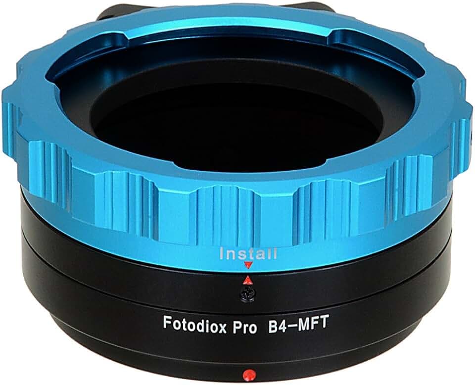 Fotodiox Pro Lens Mount Adapter Compatible with B4 (2/3") ENG Cine Lens on Micro Four Thirds Cameras