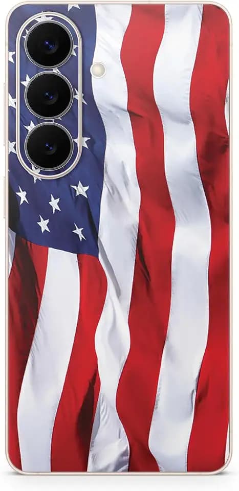 Phone Skin Compatible with Samsung Galaxy S26 - American Flag - Premium 3M Vinyl Protective Wrap Decal Cover - Easy to Apply | Crafted in the USA by MightySkins