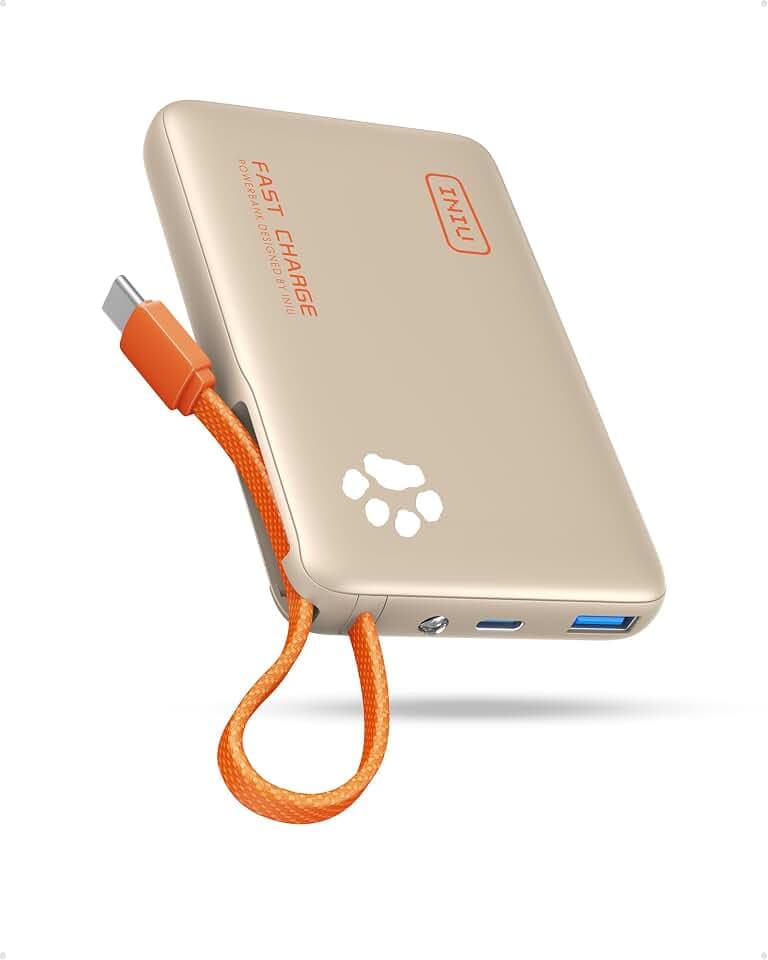 INIU 45W Fast Charging Tablet Portable Charger, Smaller 10000mAh Power Bank