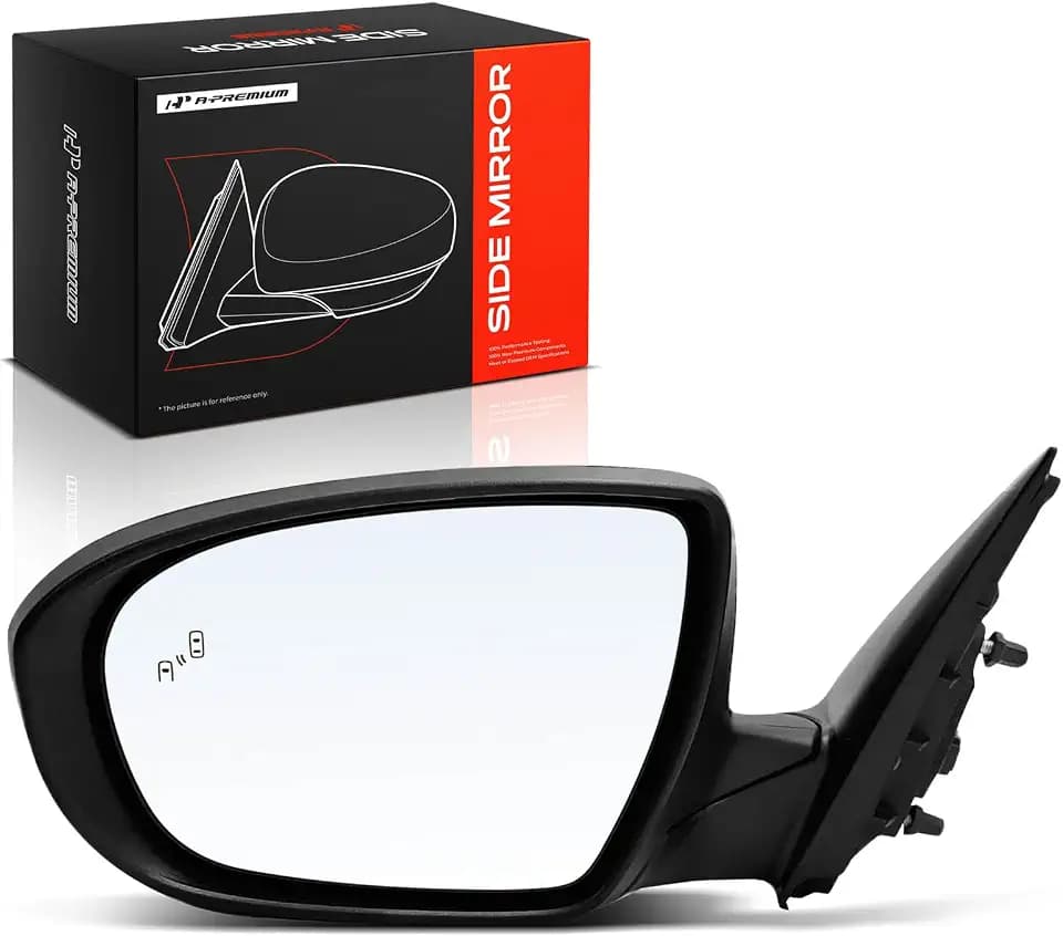 A-Premium Driver Side Power Door Mirror Compatible with Kia, USA Built
