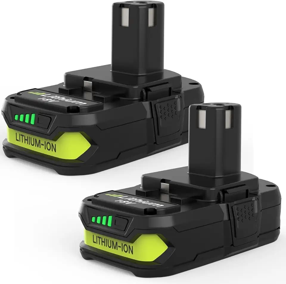 2Pack 36000mAh P102 Replacement for Ryobi 18V Battery with LED Indicators