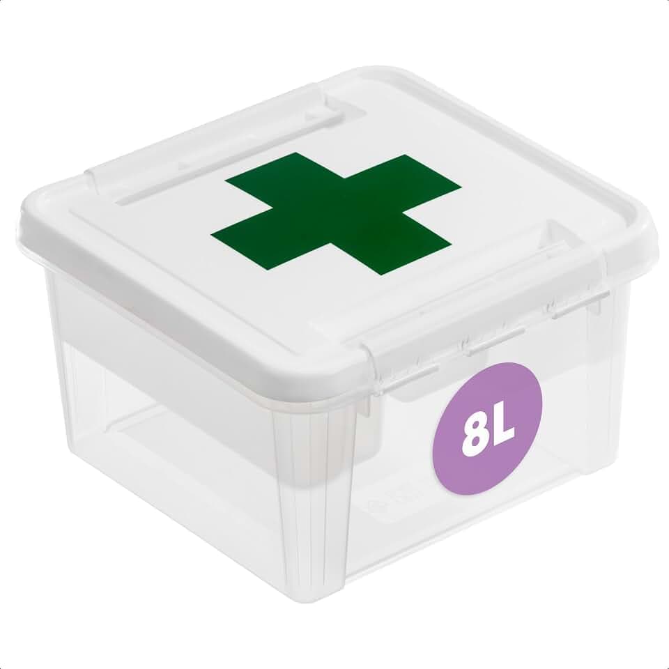Hammarplast 3597110 Clipbox Smart Store Deco "mit Fach für kleine Gegenstände – 28 x 28 x 17 cm – 7 L von Hammarplast, Sonstige