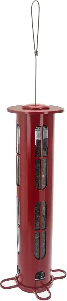 More Birds Squirrel-X8 Squirrel-Resistant Bird Feeder with Spring-Loaded Perches, 2.5lb Seed Capacity, 808