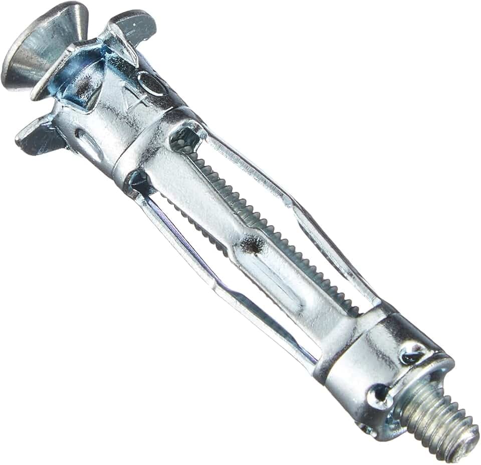 Molly m11010-xj Dübel Plätzchendose Expansion mit Schrauben M4 Ø 4 x 33 mm, grau, 16-teiliges Set