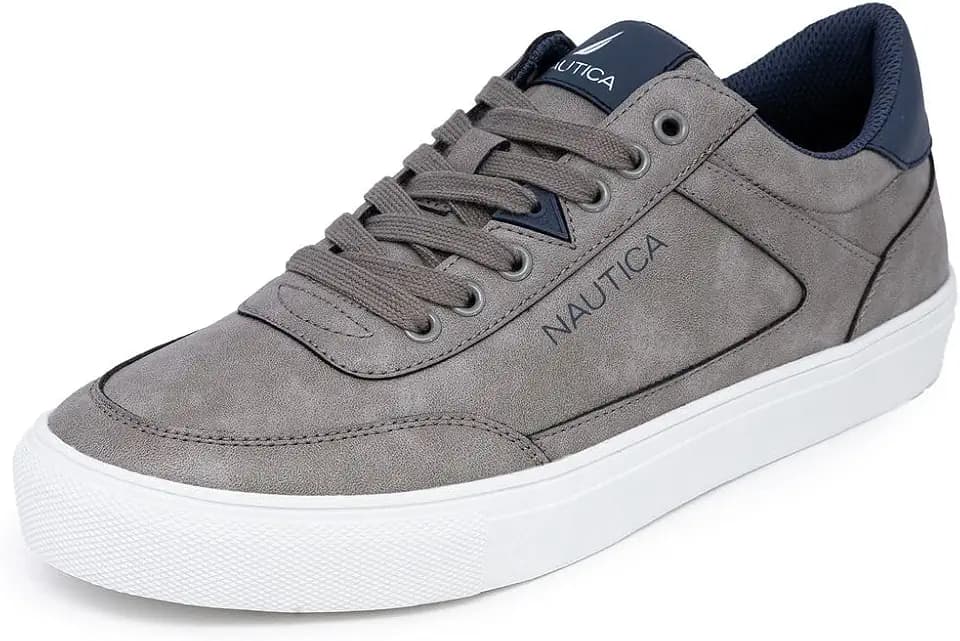 Nautica Men's Casual Shoe, Classic Lace-Up Low Top Loafer, Fashion Sneaker - in Medium & Wide Width Sizes