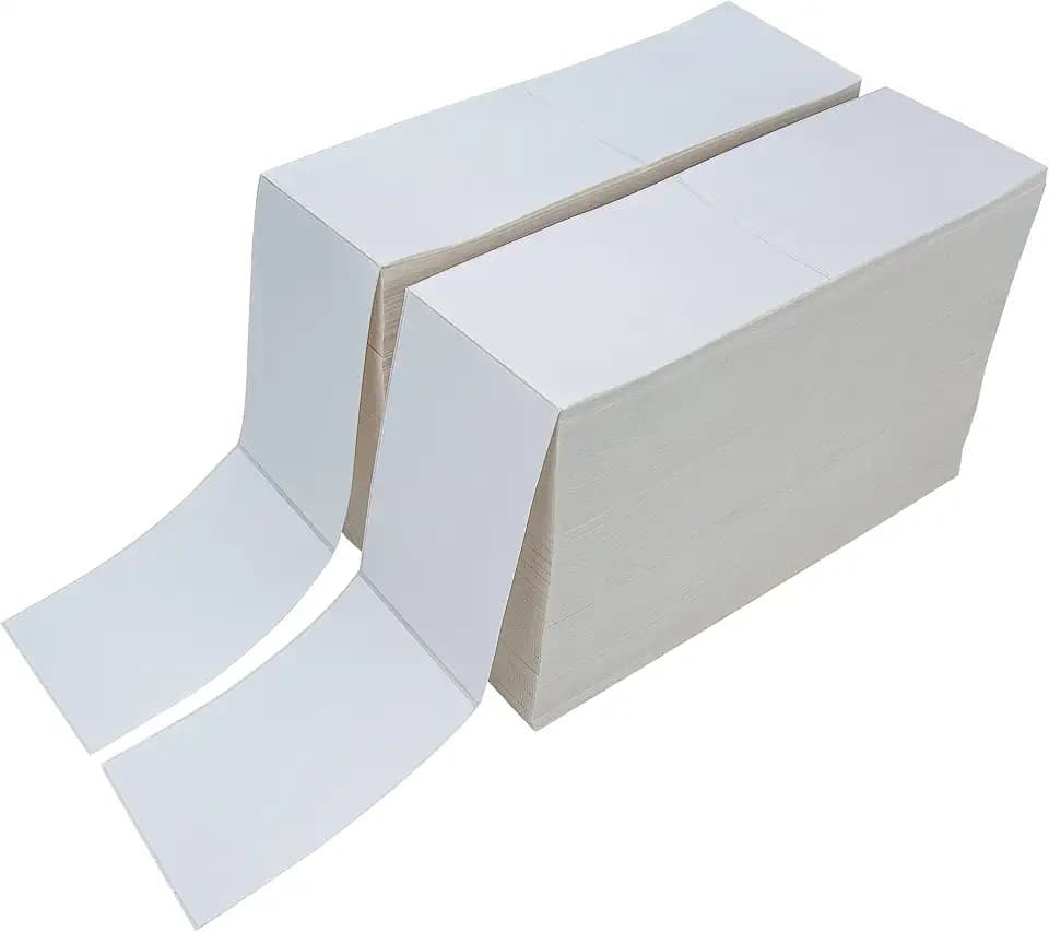LLIKED 6000 4x6 Thermal Shipping Labels, Direct Fanfold Thermal Labels