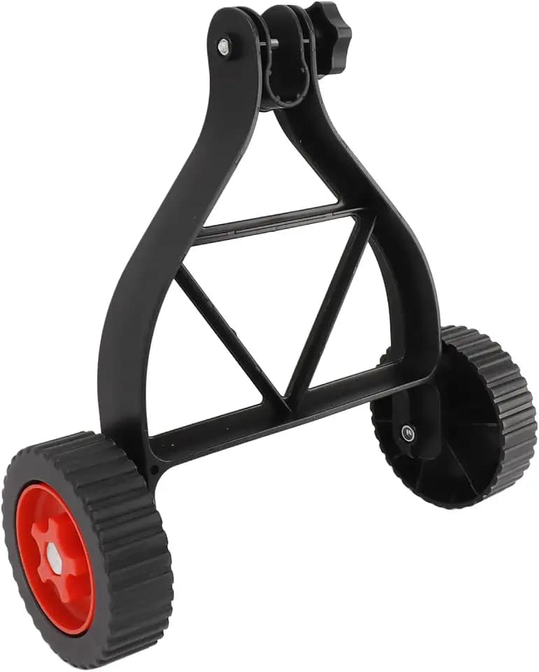 Weed Wacker Wheel, Universal Adjustable Support Wheels Auxiliary Wheels for Mower, Efficient Mowing, String Trimmer Support Wheel Attachment for Weed Trimmer, Grass Cutter