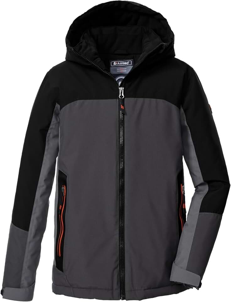 Killtec Jungen Kow 223 Bys Jckt Funktionsjacke/Skijacke mit Kapuze und Schneefang