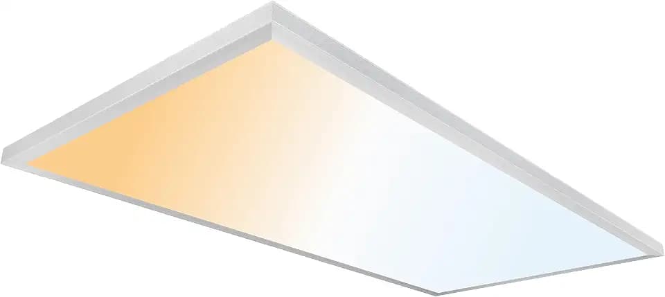 UltraLux 2x4 Surface Mount Slim LED Panel Dimmable 3CCT Matte White 1Pk