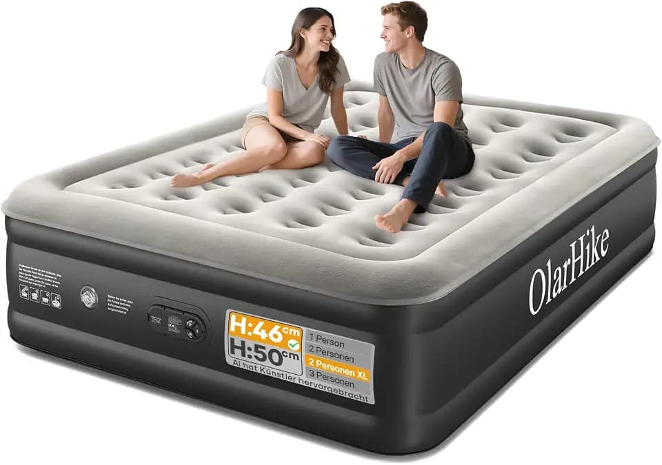 OlarHike Luftmatratze selbstaufblasend 152x203x46 cm Luftbett 2 Personen