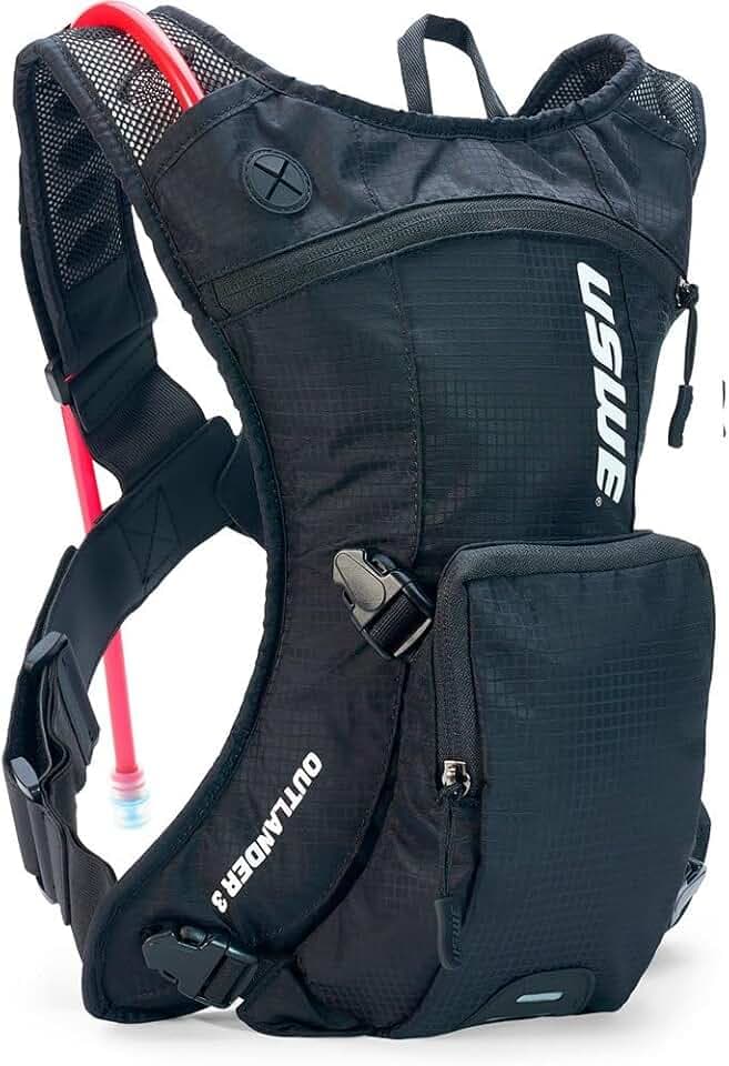 USWE Outlander Hydration Pack with 1.5L/50 oz Water Bladder, Hydration Backpack - Backpack for Cycling, MTB, Trail Running & More,