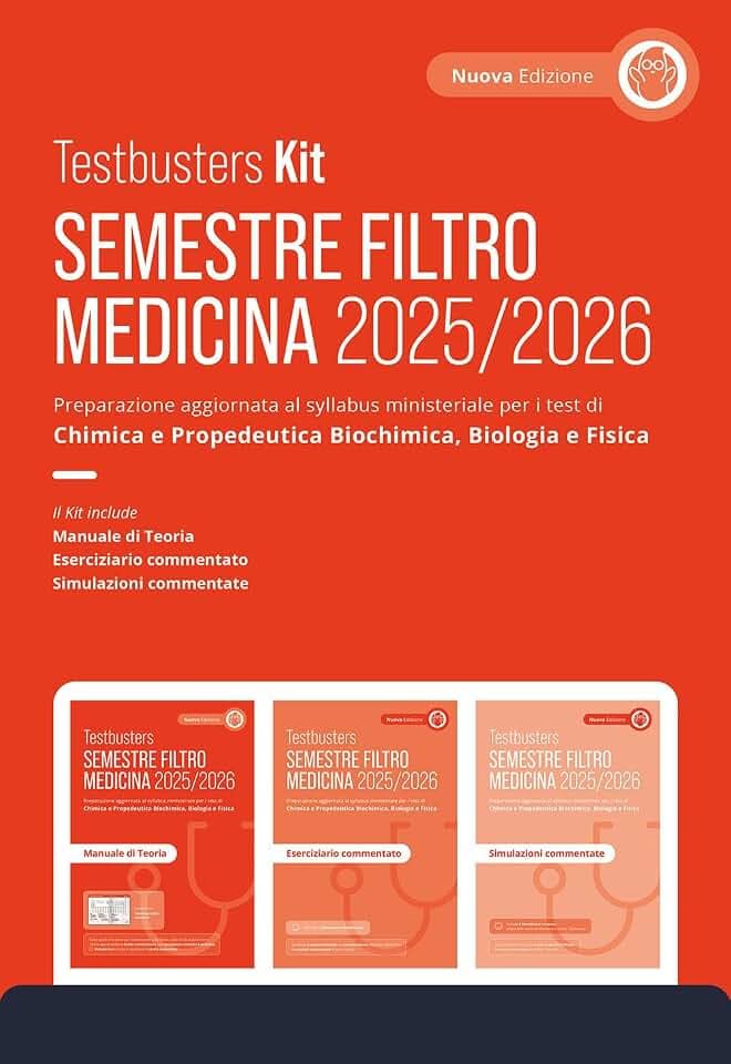 Testbusters. Ammissione a Medicina 2025/2026. Kit. Preparazione per gli esami di chimica e propedeutica biochimica, biologia e fisica