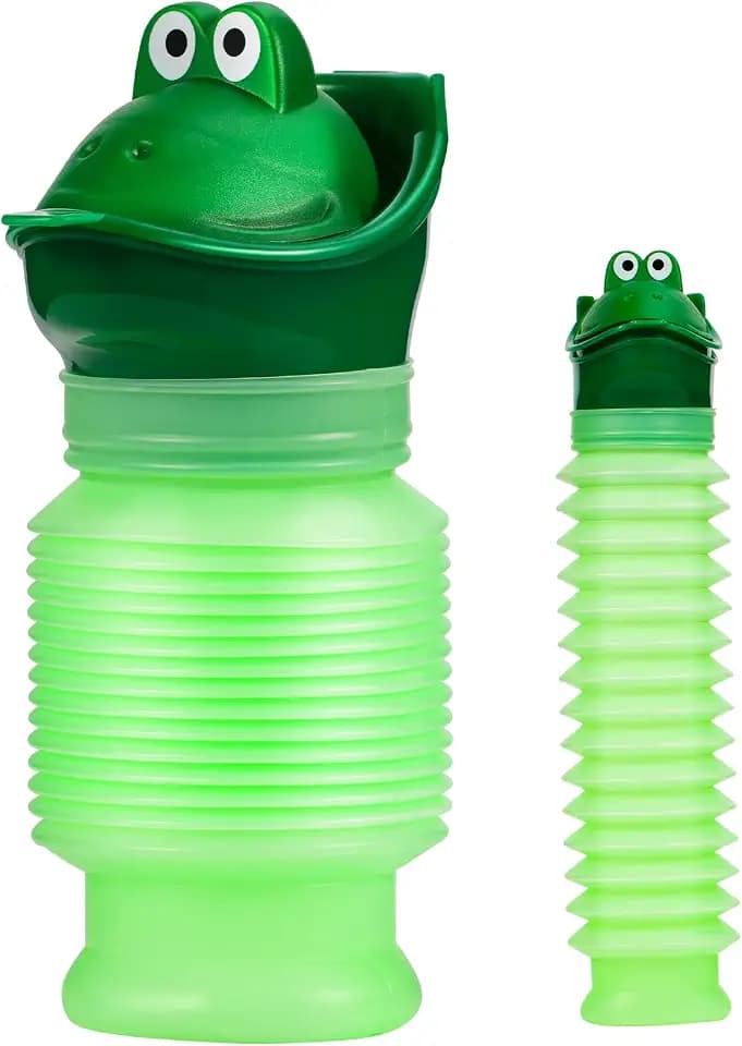LAOJU Notfall-Urinal Schrumpfbares Urinal Tragbare Urinflasche Tasche Wiederverwendbar Camping Toilette Reise Auto Mobile Toilette Töpfchen