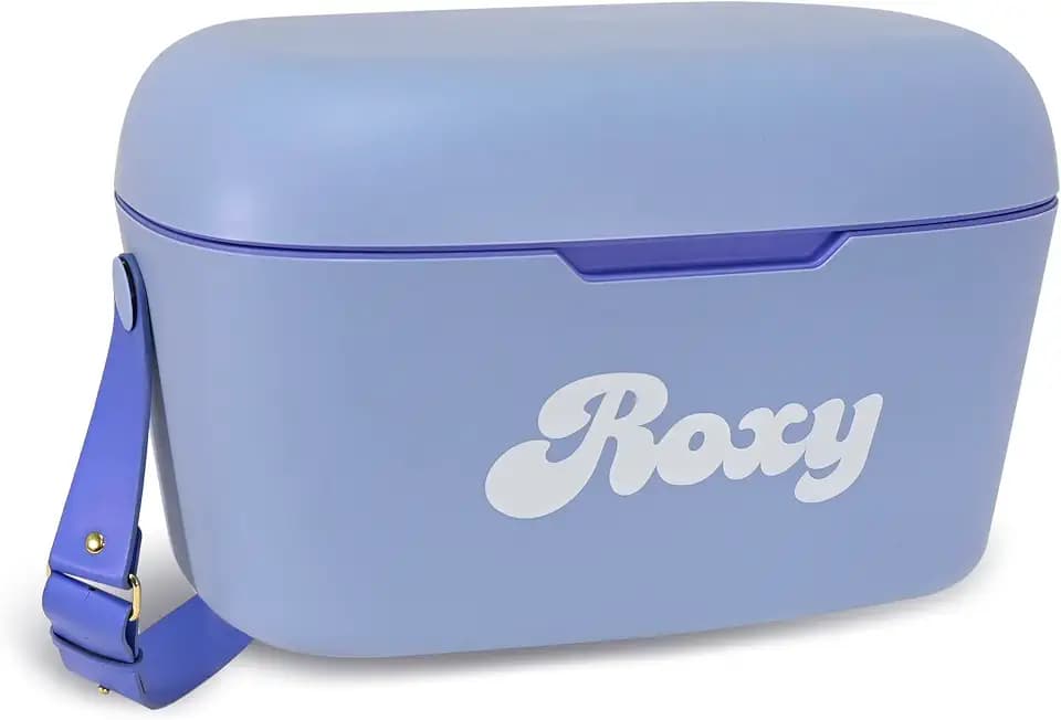 Roxy 12 Quart Portable Hard Cooler with Shoulder Strap, Insulated Ice Chest for Beach, Picnic, Camping and Travel