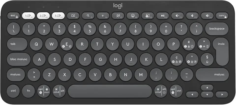Logitech Pebble Keys 2 K380s - QWERTY Italian Layout
