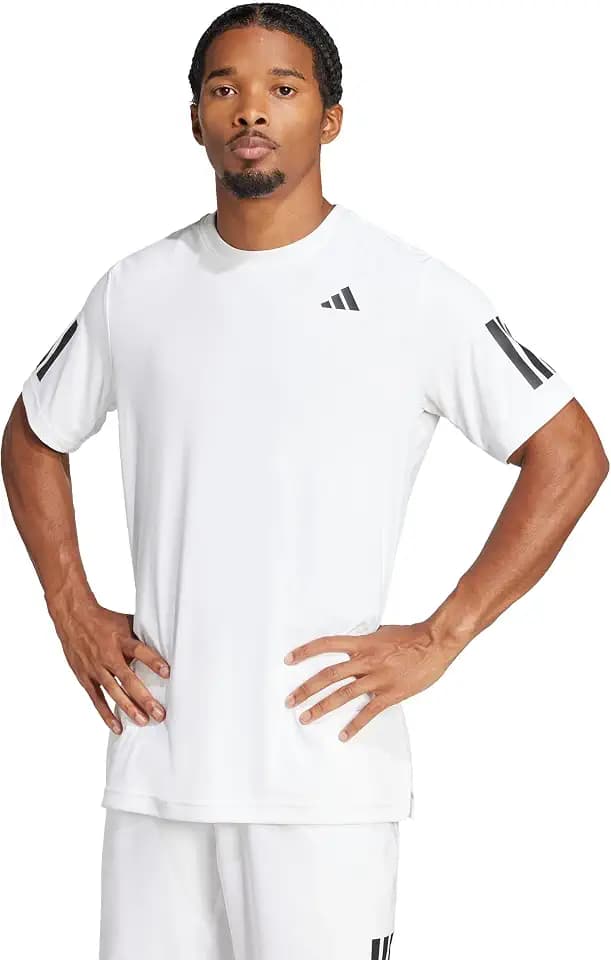 Adidas Mens Club Tennis Climacool 3-Stripes T-Shirt