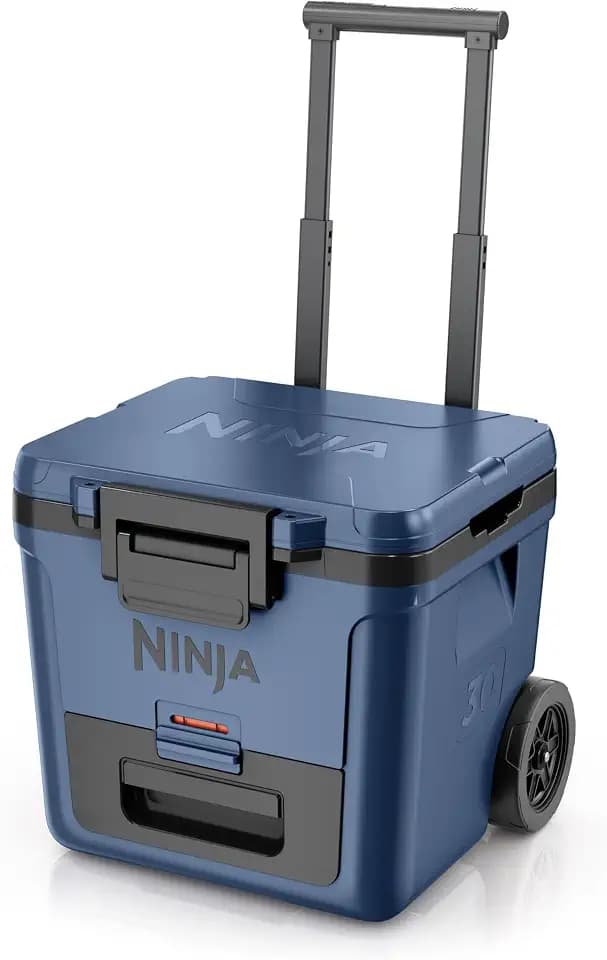 Ninja FrostVault 30qt Cooler with Wheels, Dry Storage, Lakeshore Blue
