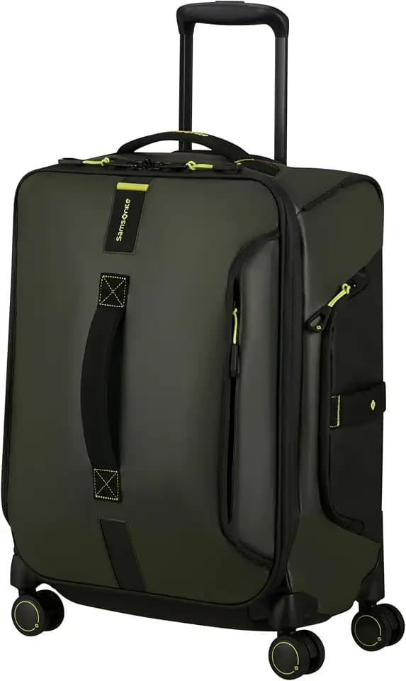 Samsonite Paradiver Light - Handgepäck Koffer 55 x 40 x 23 cm, Weichgepäck Kabinenkoffer für EasyJet, Wizz Air & die meisten Airlines, 48L, Grün (Jungle Green)