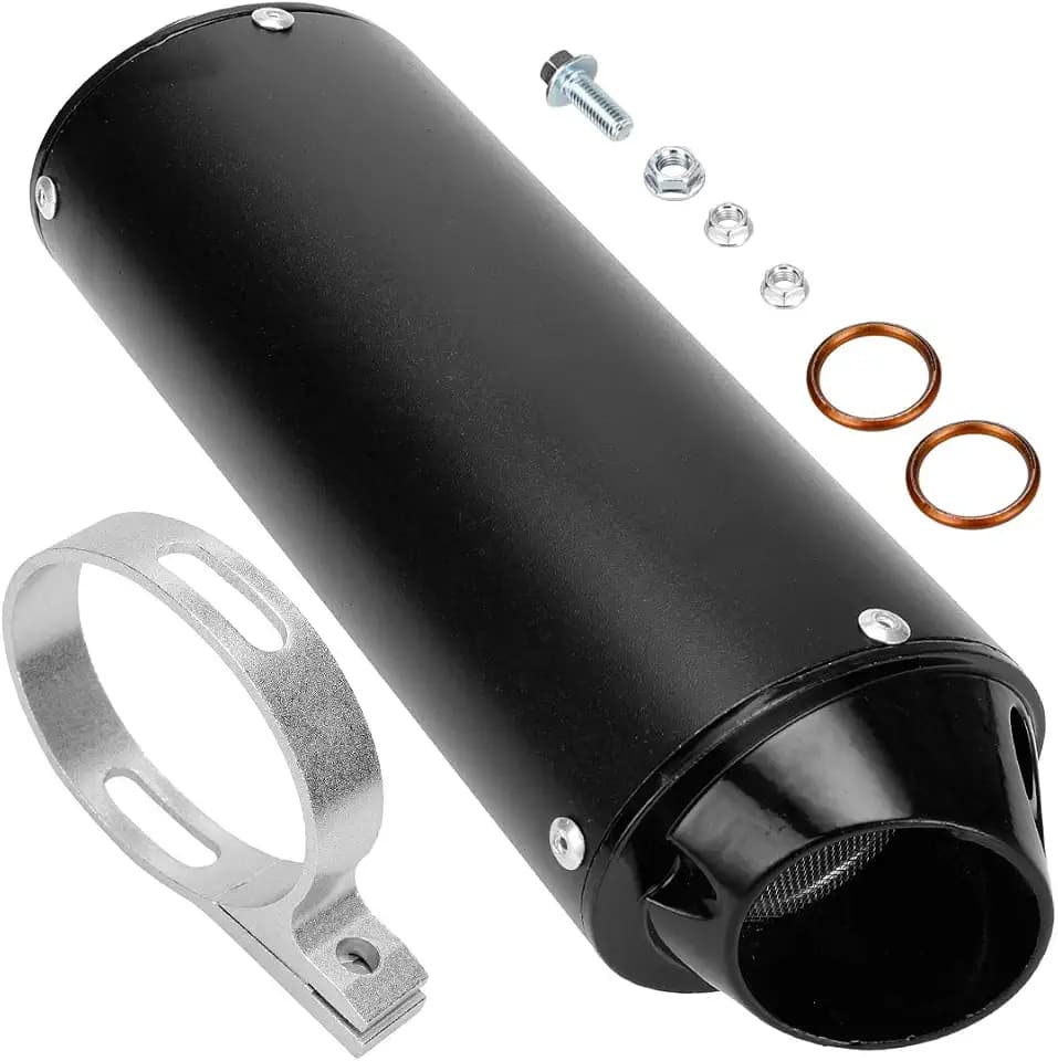 FVRITO 1.1" 28mm Muffler for 125cc 110cc Pit Dirt Bike SSR Tao tao Coolster