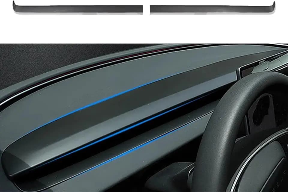 YJ M3 Highland 2024 2023 Center Console Front Air Condition Vent Cover Sticker (Matte Black, Model Y Highland)