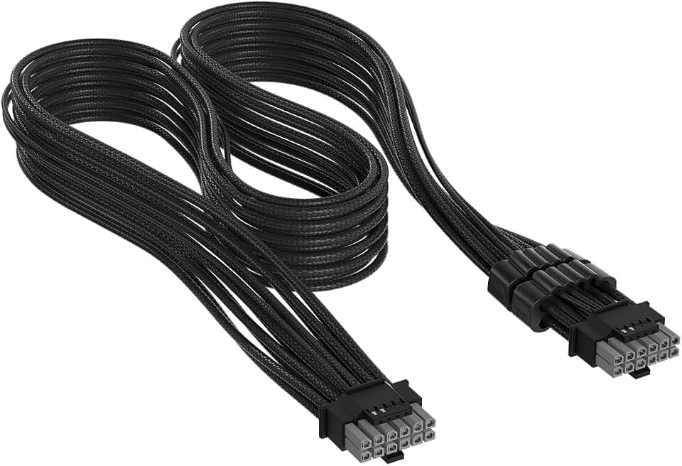 Corsair Elite Premium PCIe 12V-2x6 zu PCIe 12V-2x6 600W Netzteilkabel