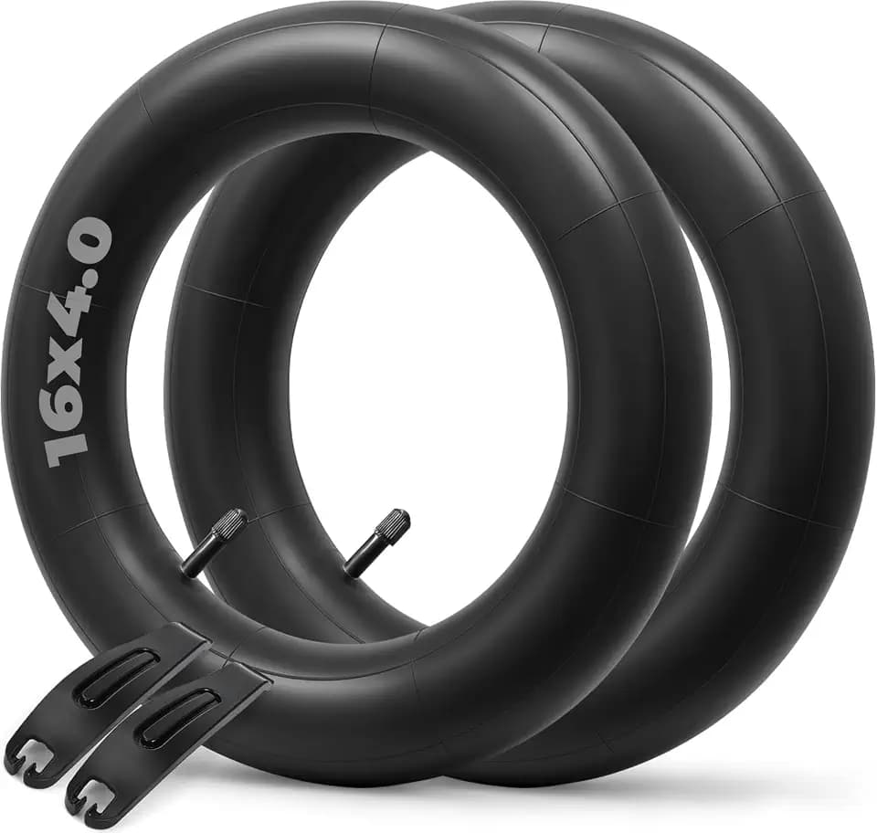 2 Pack Heavy Duty 16x4.0 Fat Tire Tube with Schrader Valve