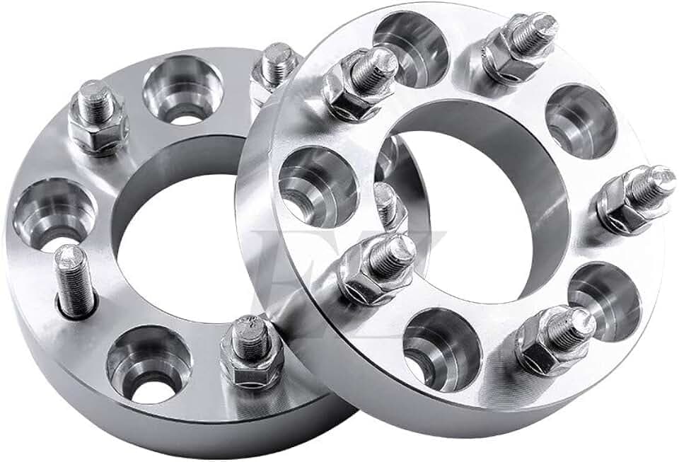 ezaccessory 2 Billet Wheel Adapters 5x5.5 to 5x120 (5x139.7 to 5x120) Step Bore Thickness 1.25 Inch
