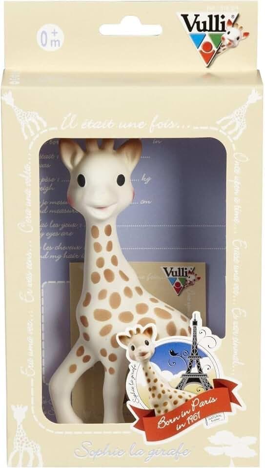 Sophie die Giraffe im Geschenkkarton