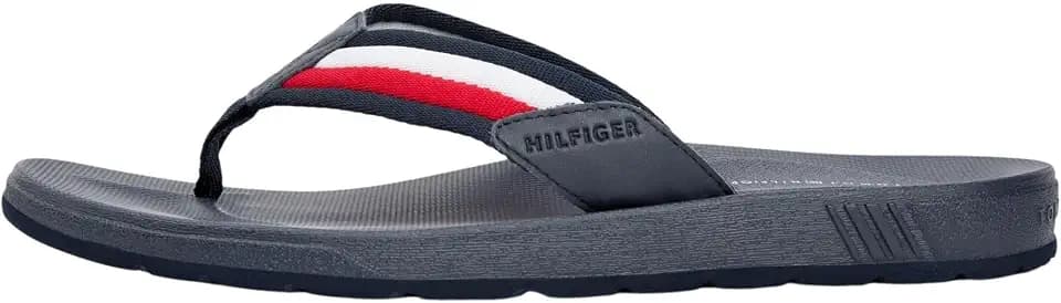Tommy Hilfiger Herren Molded Hilfiger Rwb Beach Sandal Fm0fm05803Zehentrenner