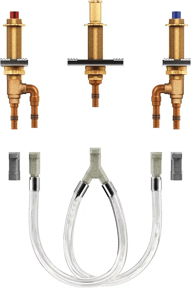Moen 4793 Two Handle Roman Tub Adjustable Valve with 1/2-Inch CPVC PEX Connections