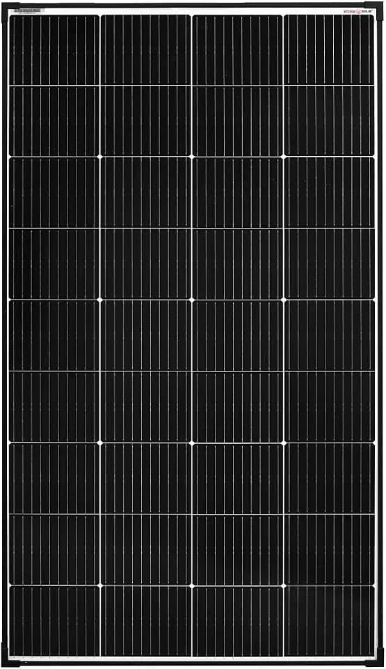 enjoy solar® 210W 12V Monokristallines Solarmodul, 182mm Solarzellen 10 Busbars Solarpanel ideal für Wohnmobil, Balkonanlage, Gartenhäuse, Boot