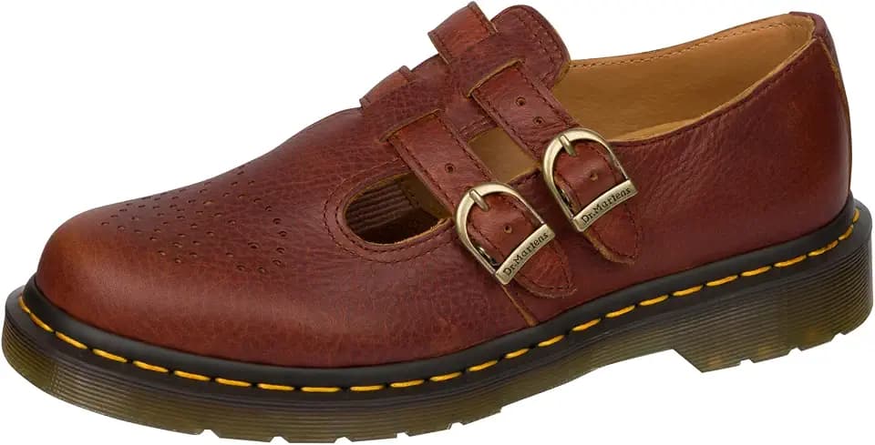 Dr. Martens Women's 8065 Mary Jane Leather Flat Shoe