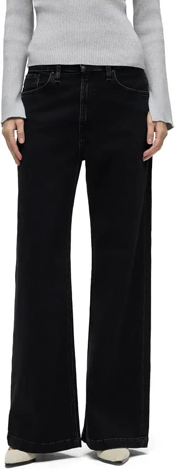 Hudson Womens Jodie High Rise Loose Fit Wide Leg Jean