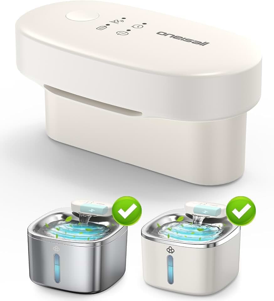 oneisall Batteriemodul und Bedienfeld für 3,5 l Smart Cordless Cat Wasserbrunnen PW04