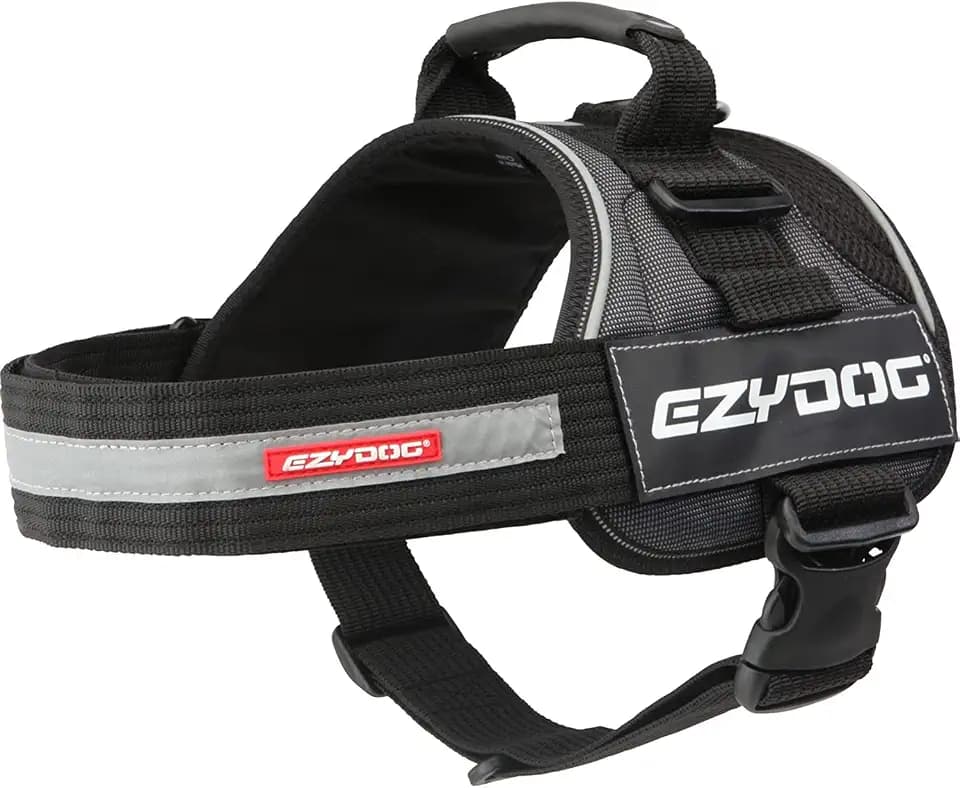 EzyDog Convert Dog Harness, Rugged Harness for Dogs - X-Large, Charcoal