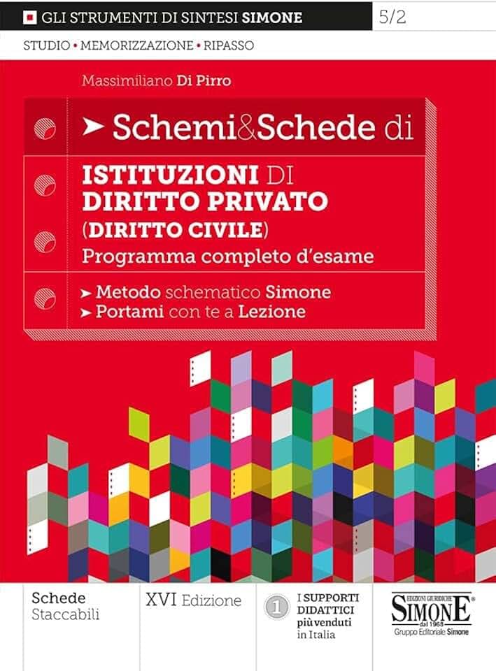 Schemi & schede di istituzioni di diritto privato (diritto civile). Programma completo d'esame