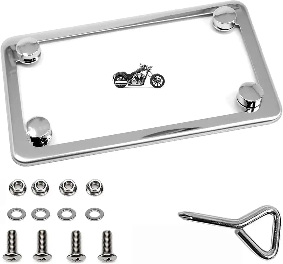Motorcycle License Plate Frame