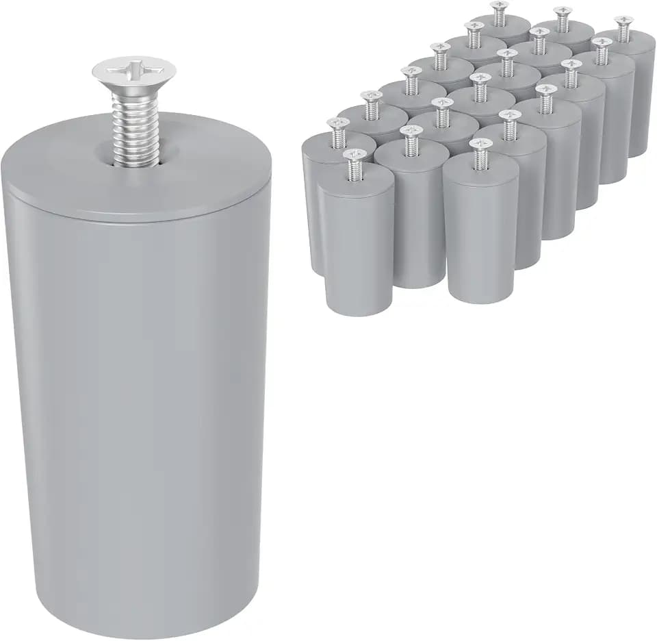 ECENCE Rolladen Stopper Anschlagpuffer 40mm - 20er Set Grau