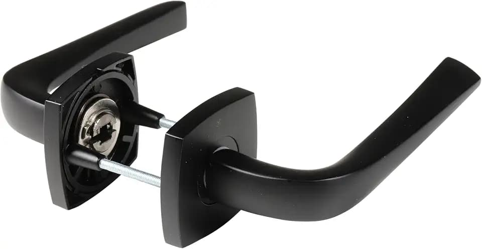 Bricard 8879080 Griffe schwarz matt auf Rosetten Zamack eVidence
