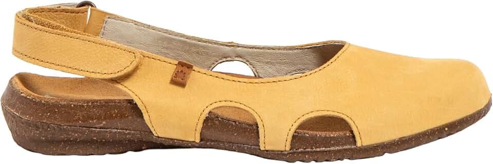 El Naturalista Damen N413 Wakataua Flache Sandale, Honig, 38 EU Weit