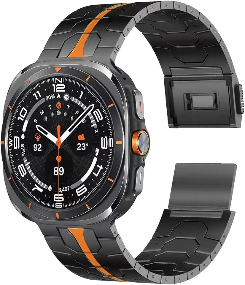 Spaltfreies Magnetisches Titan-Armband für Galaxy Watch Ultra 2 1