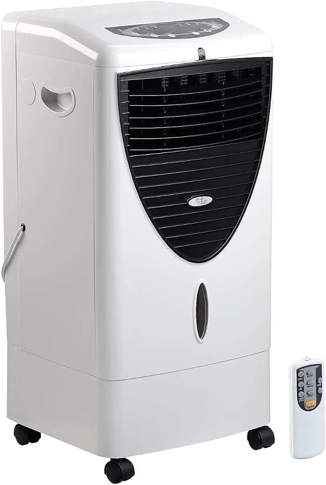 Sichler Haushaltsgeräte Luftkühler mit Wasser: 3in1-Luftkühler, befeuchter und Ionisator, 20 l, 150 W, 800 ml/h (Raumluftkühler, Oszillation Klimagerät, Air)